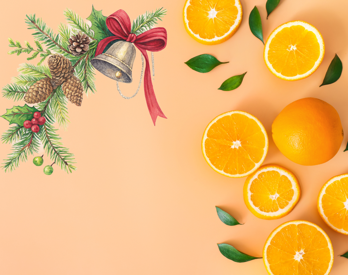 Tarte Orange et Amandes concassées