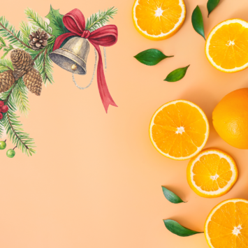 Tarte Orange et Amandes concassées